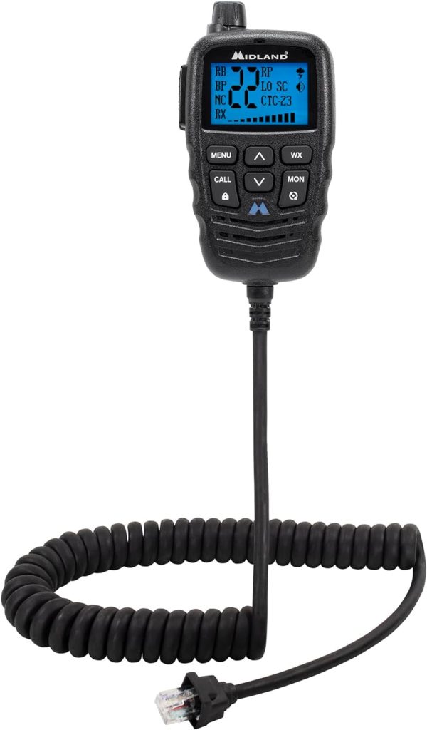 Midland – MXMC01 | Replacement Microphone for MXT275  MXT575 – ANC Automatic Noise Canceling Electronic Microphone – Off-Roading Loud and Open-Air Vehicle - GMRS Farming Overlanding