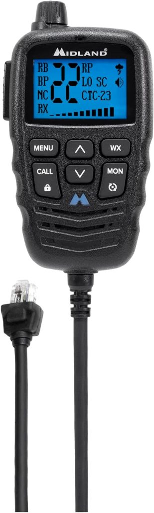 Midland – MXMC01 | Replacement Microphone for MXT275  MXT575 – ANC Automatic Noise Canceling Electronic Microphone – Off-Roading Loud and Open-Air Vehicle - GMRS Farming Overlanding